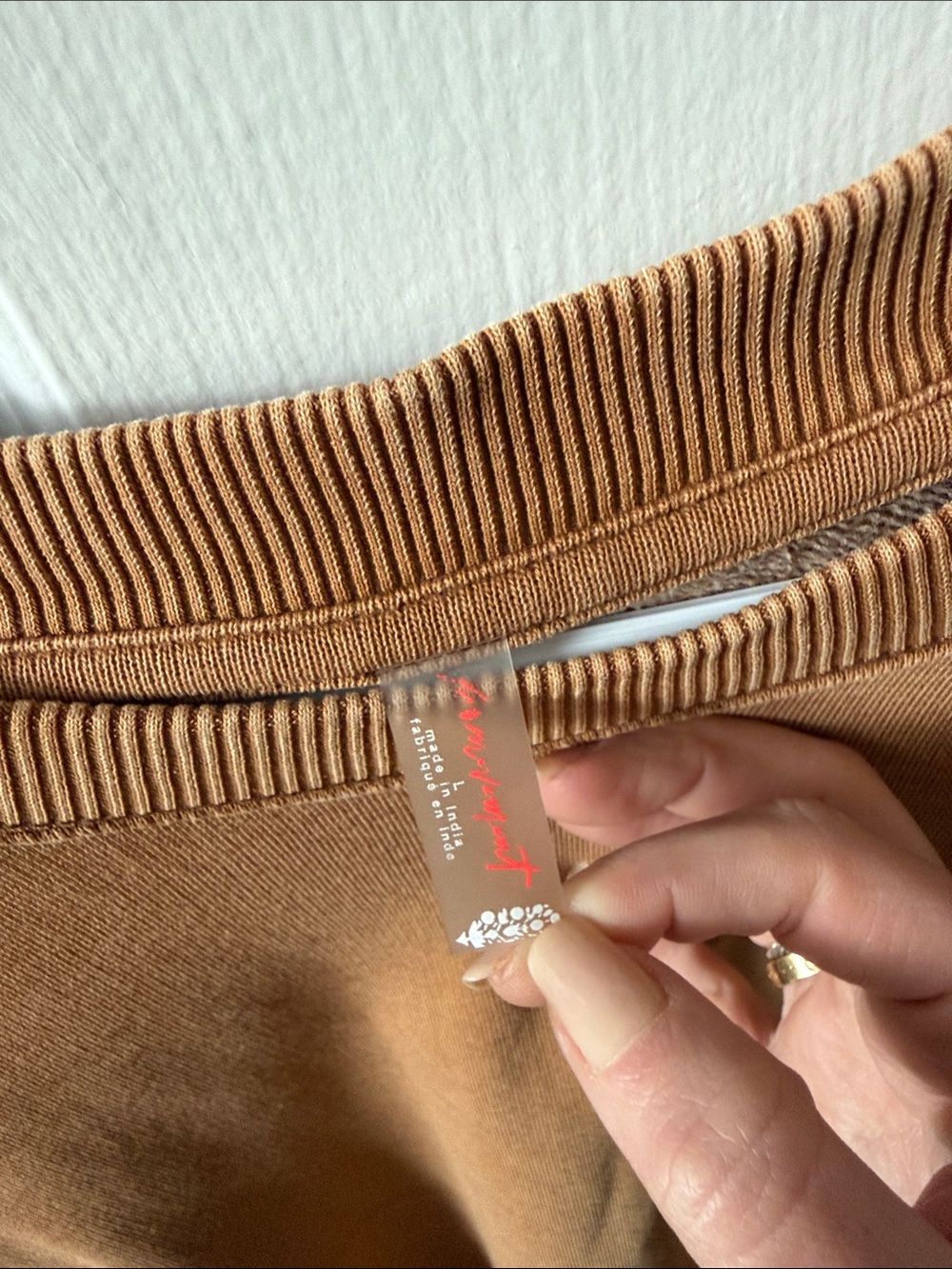 FP Movement by Free People Oversized Pullover Sweatshirt in Camel - Picture 2 of 3
